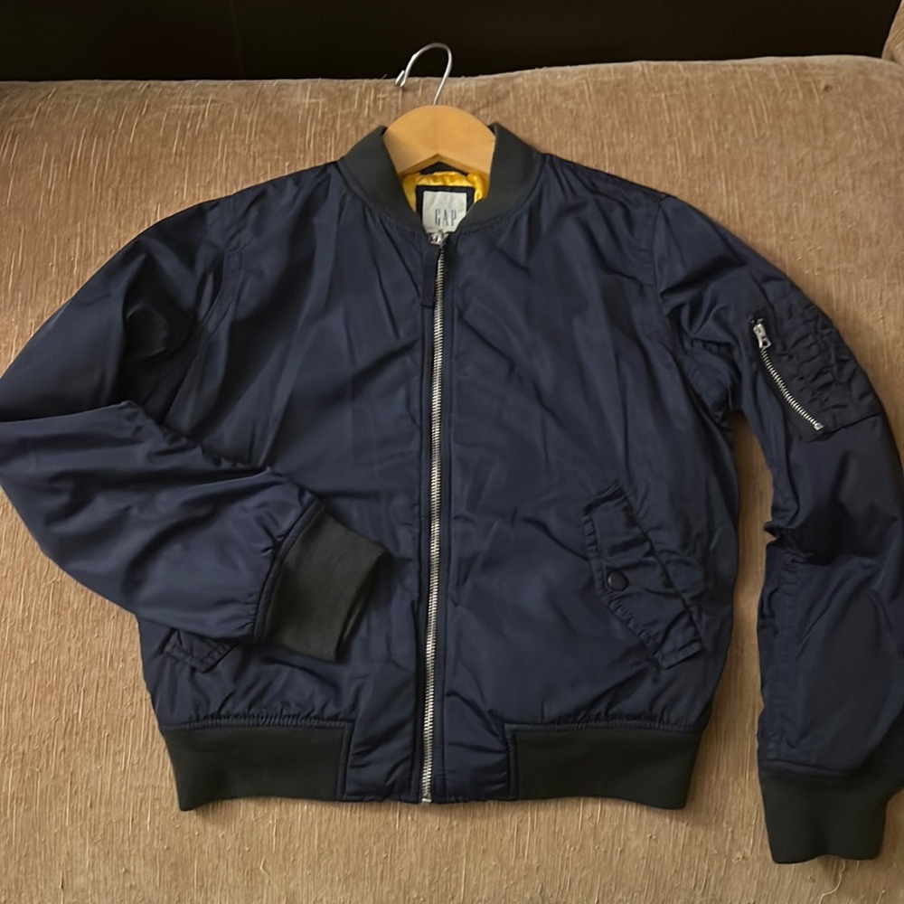 GAP Petite Navy Bomber